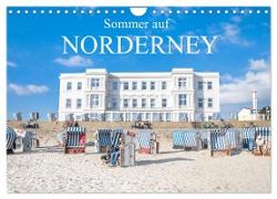 Sommer auf Norderney (Wandkalender 2024 DIN A4 quer), CALVENDO Monatskalender