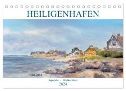 Heiligenhafenaquarelle (Tischkalender 2024 DIN A5 quer), CALVENDO Monatskalender
