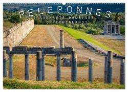 Peleponnes, traumhafte Halbinsel Griechenlands (Wandkalender 2024 DIN A2 quer), CALVENDO Monatskalender