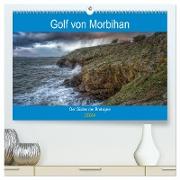Golf von Morbihan, der Süden der Bretagne (hochwertiger Premium Wandkalender 2024 DIN A2 quer), Kunstdruck in Hochglanz