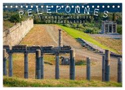 Peleponnes, traumhafte Halbinsel Griechenlands (Tischkalender 2024 DIN A5 quer), CALVENDO Monatskalender