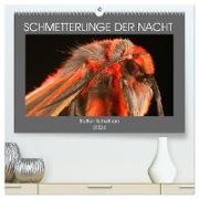 SCHMETTERLINGE DER NACHT (hochwertiger Premium Wandkalender 2024 DIN A2 quer), Kunstdruck in Hochglanz