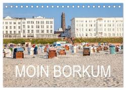 Moin Borkum (Tischkalender 2024 DIN A5 quer), CALVENDO Monatskalender