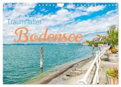 Traumhafter Bodensee (Wandkalender 2024 DIN A4 quer), CALVENDO Monatskalender