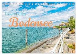 Traumhafter Bodensee (Tischkalender 2024 DIN A5 quer), CALVENDO Monatskalender
