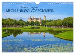 Entdeckungen in Mecklenburg-Vorpommern (Wandkalender 2024 DIN A4 quer), CALVENDO Monatskalender