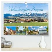 Urlaubsregion Bayern (hochwertiger Premium Wandkalender 2024 DIN A2 quer), Kunstdruck in Hochglanz