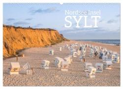 Nordsee Insel Sylt (Wandkalender 2024 DIN A2 quer), CALVENDO Monatskalender
