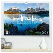 Andes Desconocido, Unbekannte Landschaften der Anden (hochwertiger Premium Wandkalender 2024 DIN A2 quer), Kunstdruck in Hochglanz