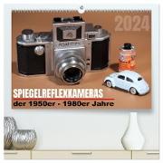 Spiegelreflexkameras der 1950er-1980er Jahre (hochwertiger Premium Wandkalender 2024 DIN A2 quer), Kunstdruck in Hochglanz