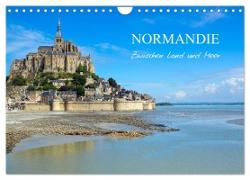 Normandie - zwischen Land und Meer (Wandkalender 2024 DIN A4 quer), CALVENDO Monatskalender