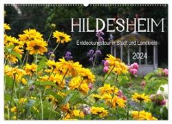 Hildesheim Entdeckungstour in Stadt und Landkreis (Wandkalender 2024 DIN A2 quer), CALVENDO Monatskalender