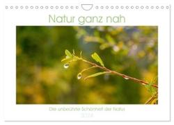 Natur hautnah Kalender (Wandkalender 2024 DIN A4 quer), CALVENDO Monatskalender
