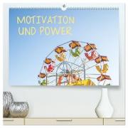 Motivation und Power (hochwertiger Premium Wandkalender 2024 DIN A2 quer), Kunstdruck in Hochglanz