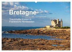 Bretagne Traumhafte Küsten in Frankreichs Nordwesten (Wandkalender 2024 DIN A2 quer), CALVENDO Monatskalender