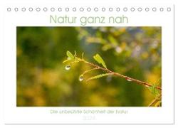 Natur hautnah Kalender (Tischkalender 2024 DIN A5 quer), CALVENDO Monatskalender