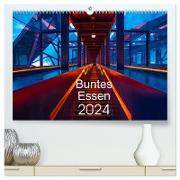 Buntes Essen 2024 (hochwertiger Premium Wandkalender 2024 DIN A2 quer), Kunstdruck in Hochglanz