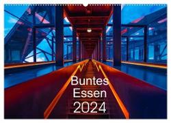Buntes Essen 2024 (Wandkalender 2024 DIN A2 quer), CALVENDO Monatskalender