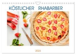 Köstlicher Rhabarber (Wandkalender 2024 DIN A4 quer), CALVENDO Monatskalender