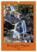 Bewegtes Wasser (Wandkalender 2024 DIN A3 hoch), CALVENDO Monatskalender