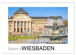 Daheim in Wiesbaden (Wandkalender 2024 DIN A3 quer), CALVENDO Monatskalender