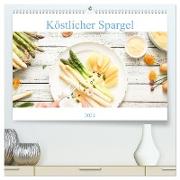 Köstlicher Spargel (hochwertiger Premium Wandkalender 2024 DIN A2 quer), Kunstdruck in Hochglanz