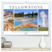 Yellowstone und der Grand Teton Nationalpark - unterwegs mit Julia Hahn (hochwertiger Premium Wandkalender 2024 DIN A2 quer), Kunstdruck in Hochglanz