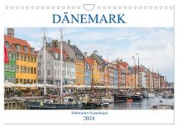 Dänemark - Historisches Kopenhagen (Wandkalender 2024 DIN A4 quer), CALVENDO Monatskalender