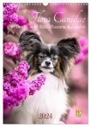 Flora Canidae - der Hunde-Blühpflanzen-Kalender (Wandkalender 2024 DIN A3 hoch), CALVENDO Monatskalender