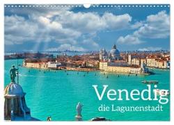 Venedig - Die Lagunenstadt (Wandkalender 2024 DIN A3 quer), CALVENDO Monatskalender