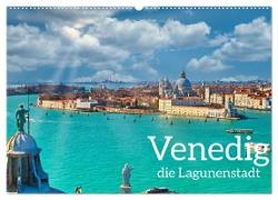 Venedig - Die Lagunenstadt (Wandkalender 2024 DIN A2 quer), CALVENDO Monatskalender