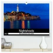 Nightshoots - Die Faszination des Lichts (hochwertiger Premium Wandkalender 2024 DIN A2 quer), Kunstdruck in Hochglanz