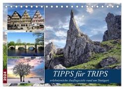 Tipps für Trips (Tischkalender 2024 DIN A5 quer), CALVENDO Monatskalender