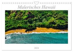 Malerisches Hawaii (Wandkalender 2024 DIN A4 quer), CALVENDO Monatskalender