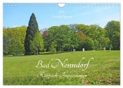 Bad Nenndorf, Kurpark-Impressionen (Wandkalender 2024 DIN A4 quer), CALVENDO Monatskalender