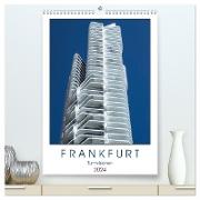 Frankfurt Turmvisionen (hochwertiger Premium Wandkalender 2024 DIN A2 hoch), Kunstdruck in Hochglanz