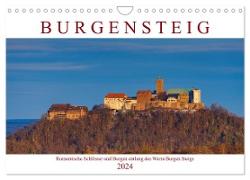Werra Burgen Steig (Wandkalender 2024 DIN A4 quer), CALVENDO Monatskalender