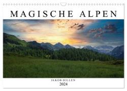 Magische Alpen (Wandkalender 2024 DIN A3 quer), CALVENDO Monatskalender