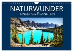 Naturwunder unseres Planeten (Wandkalender 2024 DIN A4 quer), CALVENDO Monatskalender