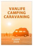 Vanlife, Camping, Caravaning. Freiheit auf vier Rädern (Wandkalender 2024 DIN A2 hoch), CALVENDO Monatskalender