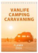 Vanlife, Camping, Caravaning. Freiheit auf vier Rädern (Tischkalender 2024 DIN A5 hoch), CALVENDO Monatskalender
