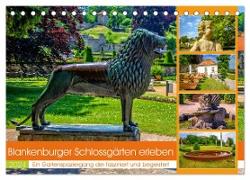 Blankenburger Schlossgärten erleben (Tischkalender 2024 DIN A5 quer), CALVENDO Monatskalender