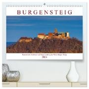 Werra Burgen Steig (hochwertiger Premium Wandkalender 2024 DIN A2 quer), Kunstdruck in Hochglanz