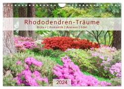 Rhododendren-Träume, Blüten, Romantik, Azaleen, Edel (Wandkalender 2024 DIN A4 quer), CALVENDO Monatskalender