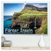 Färöer Inseln - Geheimnisvolle Inseln im Nordatlantik (hochwertiger Premium Wandkalender 2024 DIN A2 quer), Kunstdruck in Hochglanz