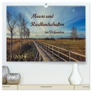 Moor und Riedlandschaften im Südwesten (hochwertiger Premium Wandkalender 2024 DIN A2 quer), Kunstdruck in Hochglanz