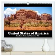 United States of America - Eine Reise durch den Westen der USA (hochwertiger Premium Wandkalender 2024 DIN A2 quer), Kunstdruck in Hochglanz