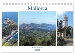 Mallorca - Kultur und Natur (Tischkalender 2024 DIN A5 quer), CALVENDO Monatskalender