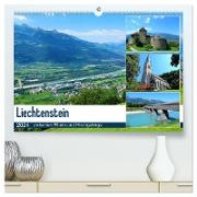 Liechtenstein - zwischen Rhein und Hochgebirge (hochwertiger Premium Wandkalender 2024 DIN A2 quer), Kunstdruck in Hochglanz