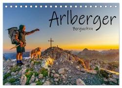 Arlberger Bergwelten (Tischkalender 2024 DIN A5 quer), CALVENDO Monatskalender